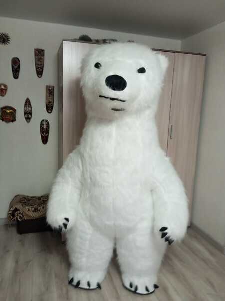 Ростовая кукла белый мишка