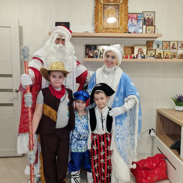 Дед Мороз и Снегурочка Курган на дом, в школу, в детский сад
