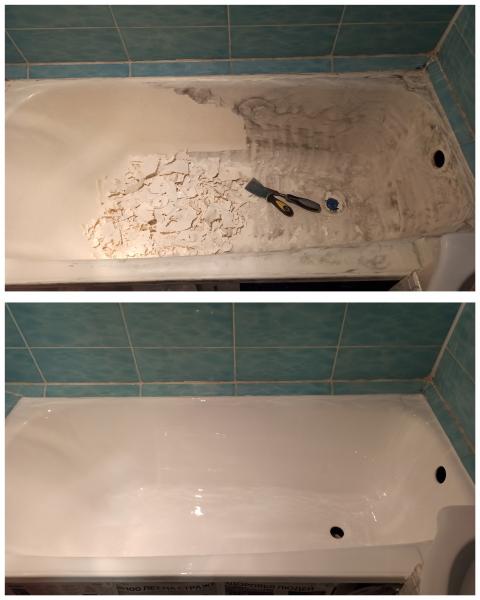 Александр:  Реставрация ванны жидким акрилом