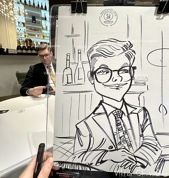 Шаржист на праздник