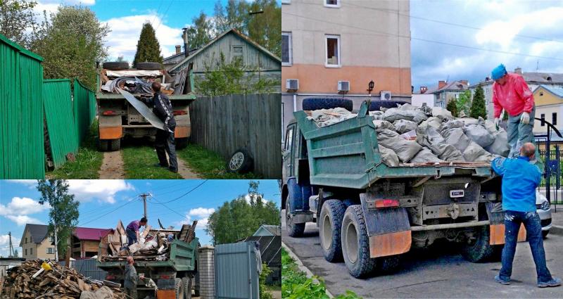 Анатолий Токин:  Вывоз мусора.Уборка территории.