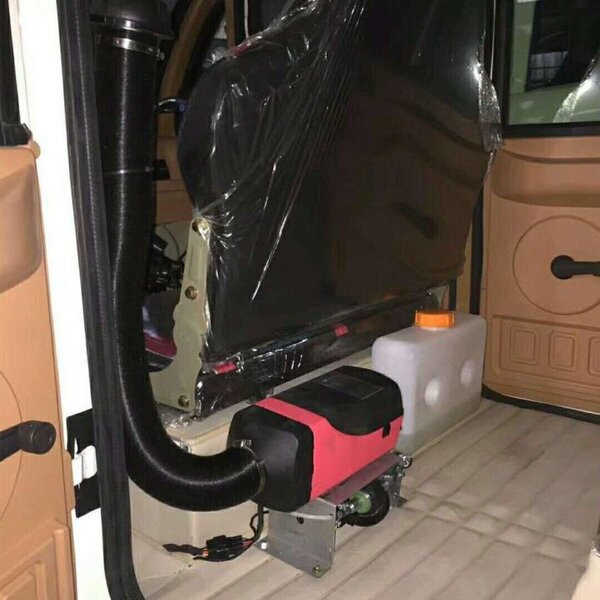 Установка автономных отопителей.