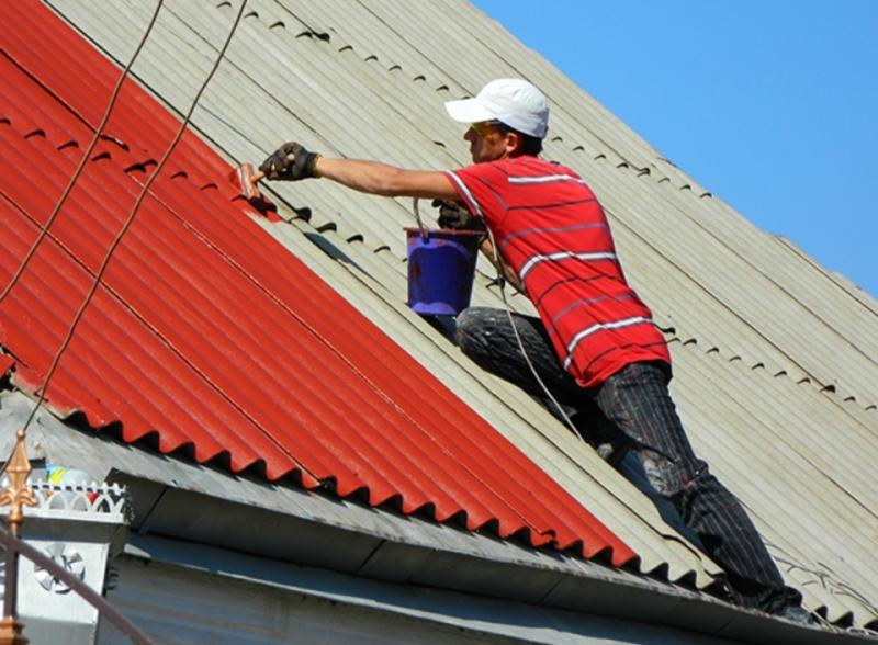 Покраска кровли и фасадов 