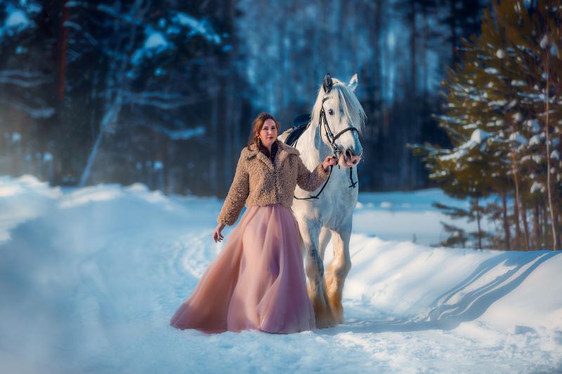 Наталья:  Фотосессия с лошадью