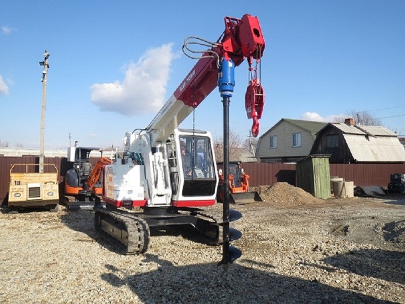 Аренда услуги ямобура на гусеничном ходу Томск Северск 