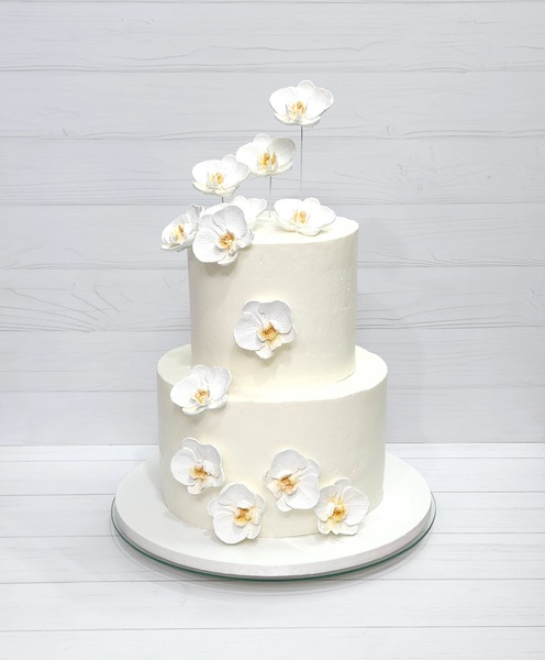 Тортик свадебный
Вес 5.3 кг.
Бисквитный
Цветыорхидеи из белого шоколада Тортик свадебный
Вес 5.3 кг.
Бисквитный
Цветыорхидеи из белого шоколада