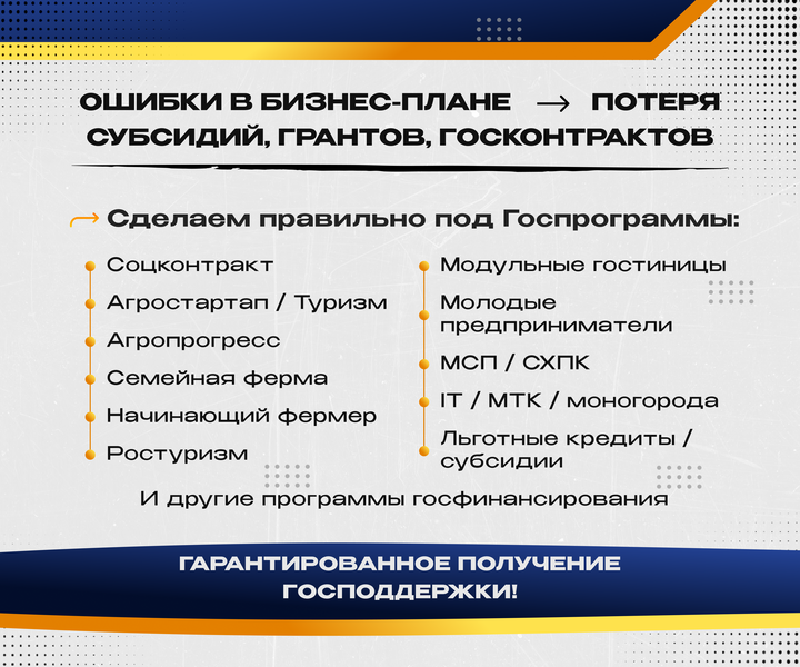 Цели бизнес-планов