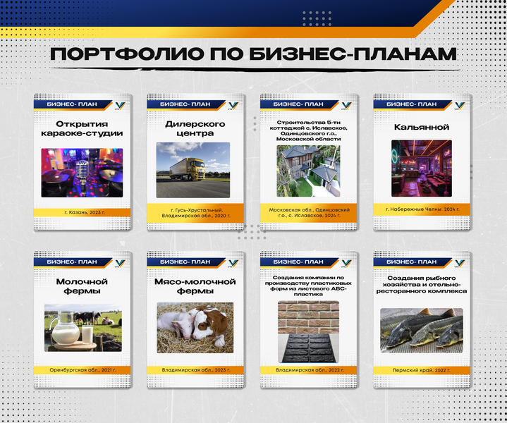 Примеры бизнес-планов