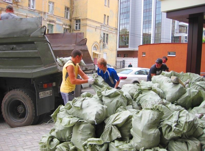 Виталий:  Грузчики на вынос строительного мусора