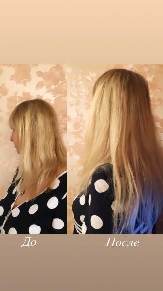 Инна:  Наращивание снятие капсуляция волос