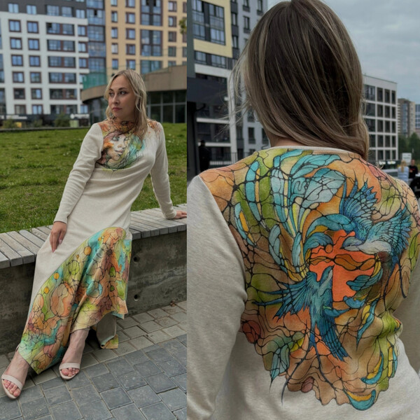 Художественная роспись по ткани