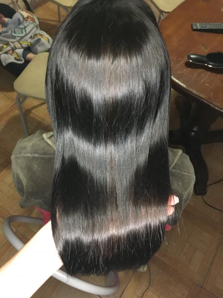 Евгения:  Кератиновое выпрямление волос