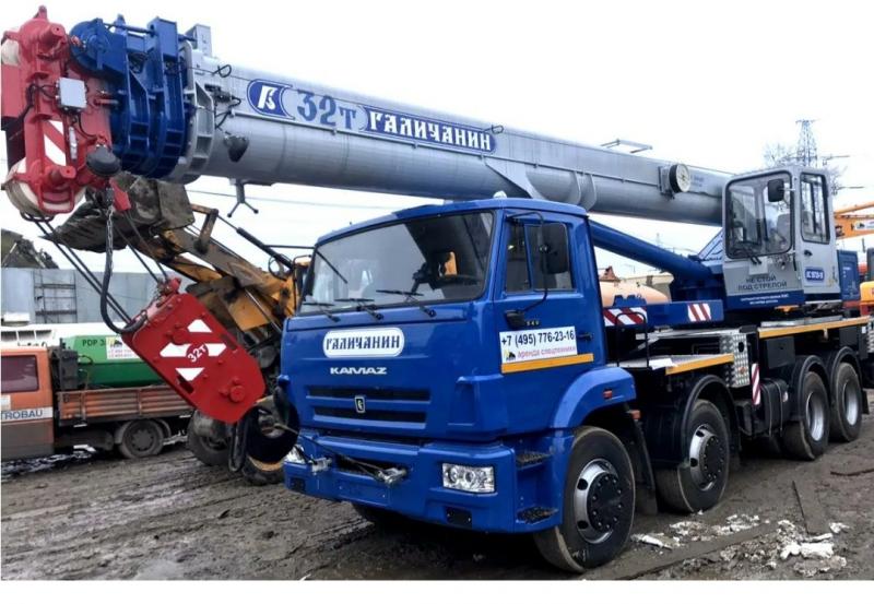 Рустам:  Услуги автокрана 32 тонны