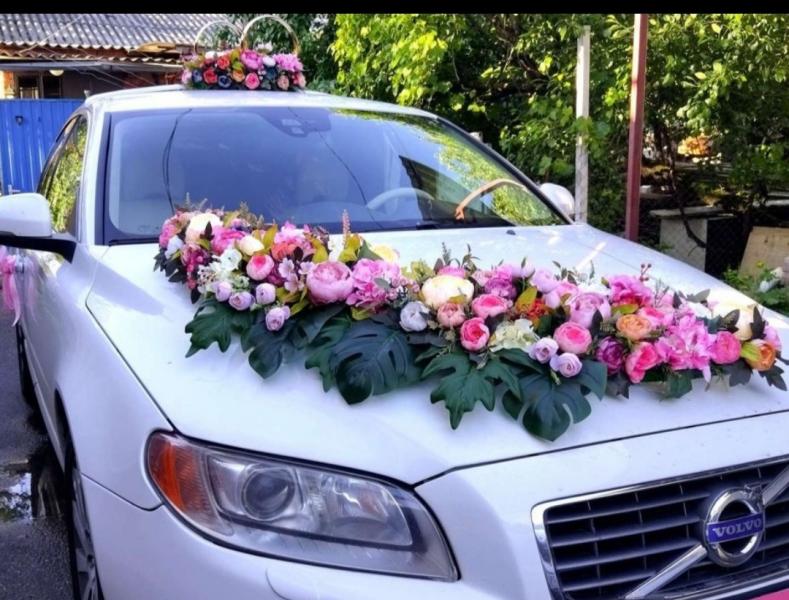 Наталия:  Украшение на свадебную машину