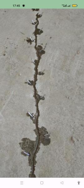 Герметизация трещин в бетоне