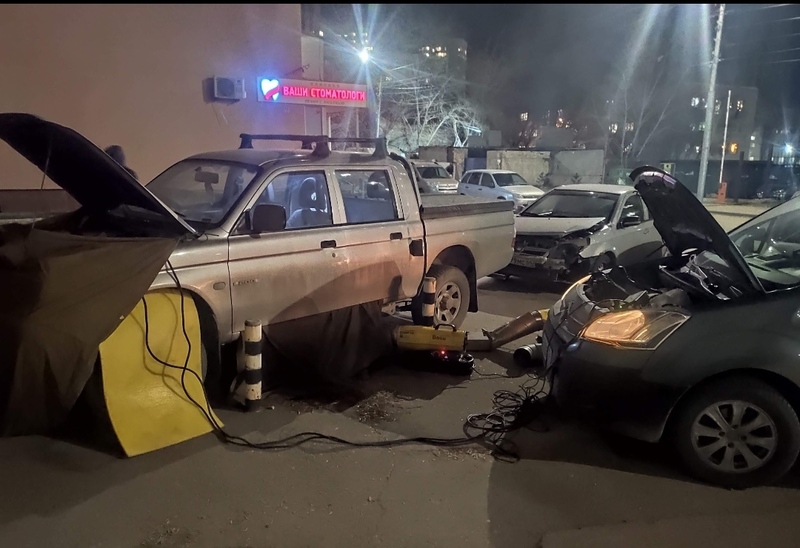 Отогрев авто . Прикурить аккумулятор.