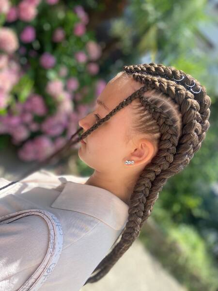 Афрокосы. Плетение косичек зизи, брейды, боксерские косы