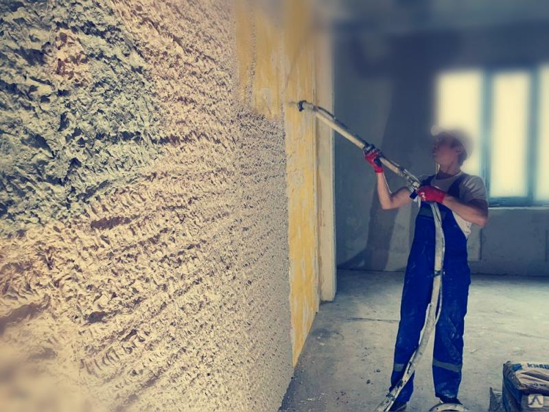 Полы и Стены:  Механизированая штукатурка стен в Рязани 