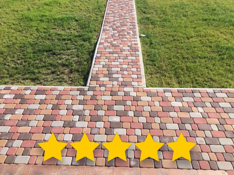 Укладка брусчатки, укладка тротуарной плитки