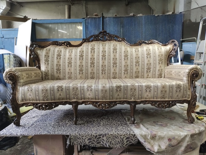 реставрация дивана