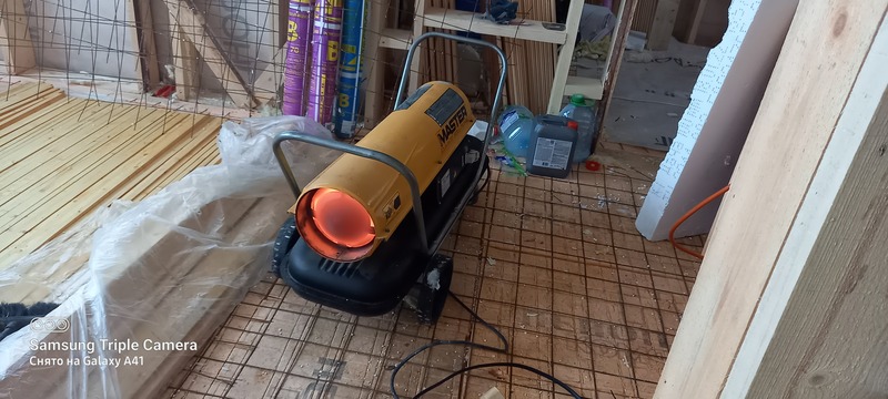 Аренда дизельной тепловой пушки.