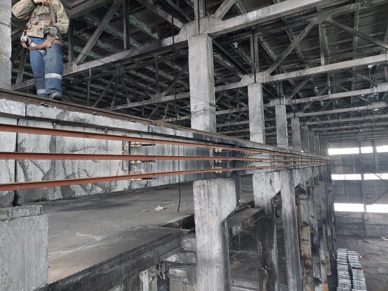 ремонт подкранового пути мостового крана