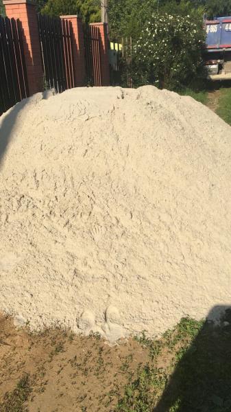 Песок карьерный,мытый,речной