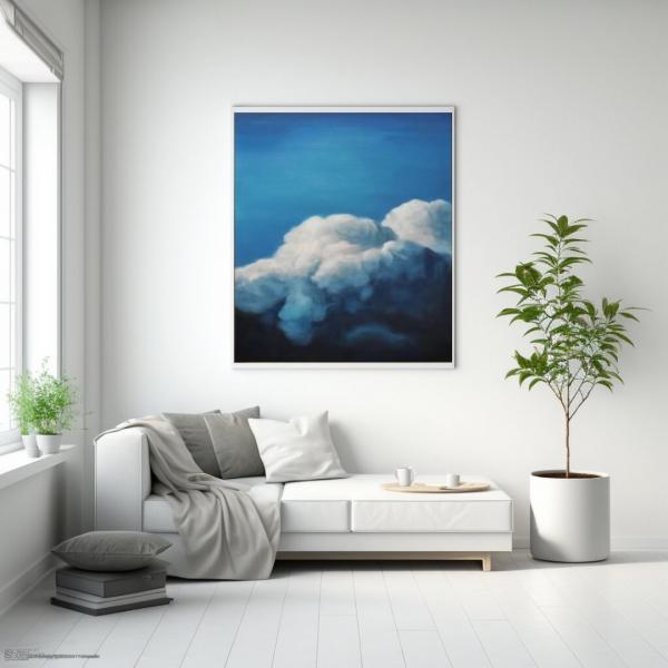 Виктория:  Картина с облаками