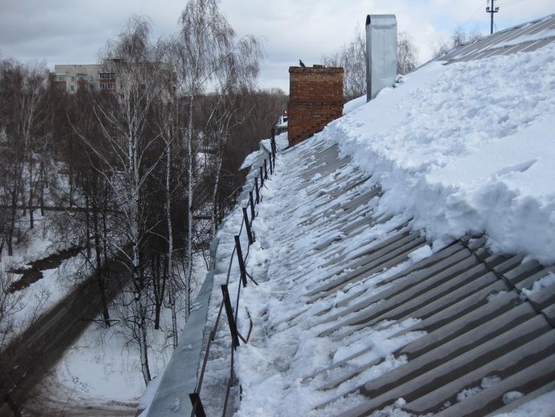 Сибирь клининг:  Уборка снега с крыш