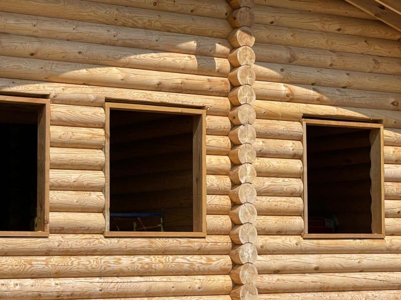 ДМИТРИЙ:  Окосячка (обсада)деревянного дома