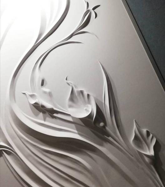 Роспись стен, барельеф, интерьерные картины. 