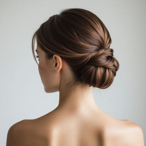 Модель на укладку и прическу