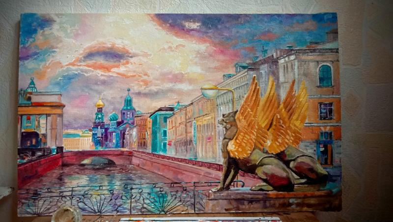 Константин: Картины, модульные картины маслом на холсте