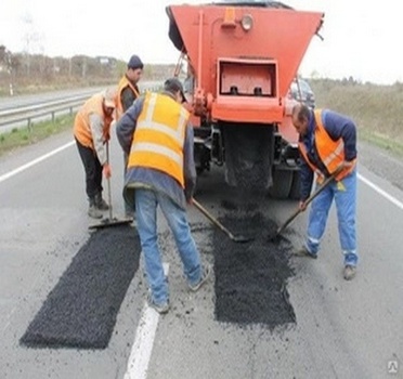 Самвел:  Асфальтирование и ремонт дорог в Кокошкино, Укладка асфальта