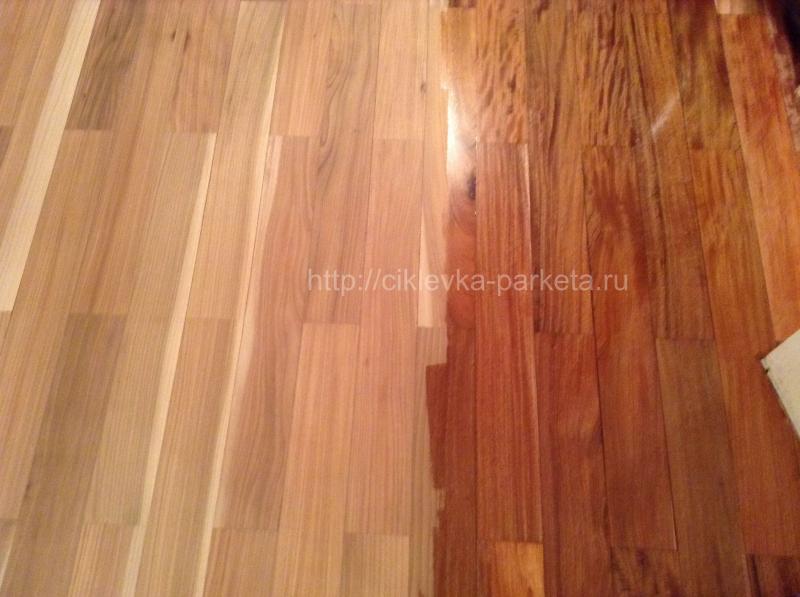 Циклевка, шлифовка паркета, покрытие лаком от 1200 р.м2