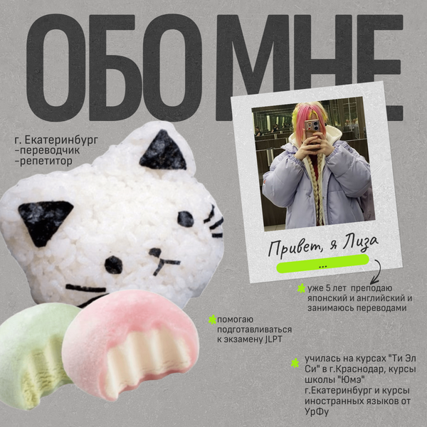 Переводчик с японского и английского языков