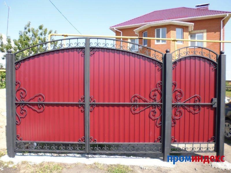 Ворота и калитка из профнастила