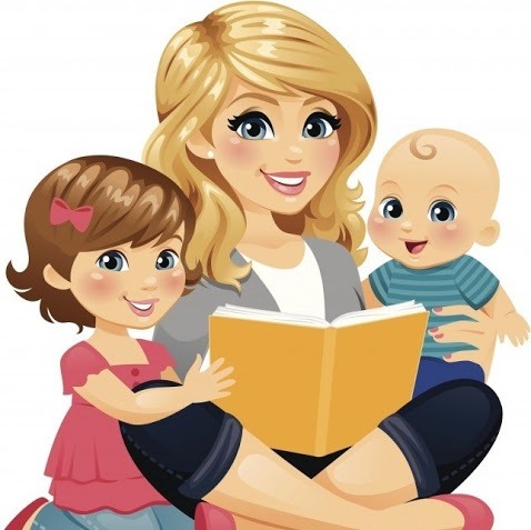 Детский рисунок мама с ребенком