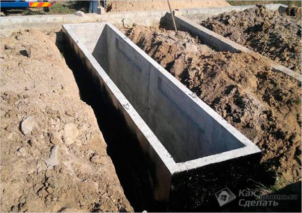 Строительство в Красноярске :  Погреб монолитный, гидроизоляция, смотровая яма