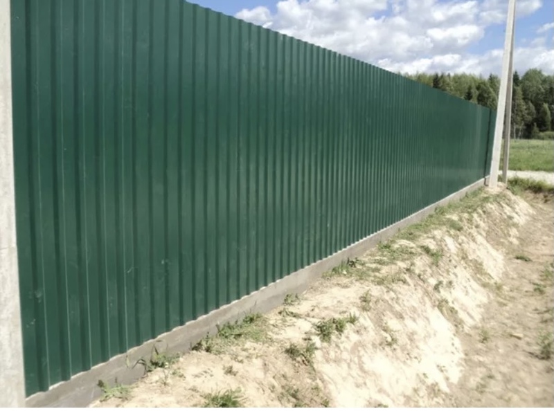 Установка забор из профлиста, 3D забор в Волгодонске