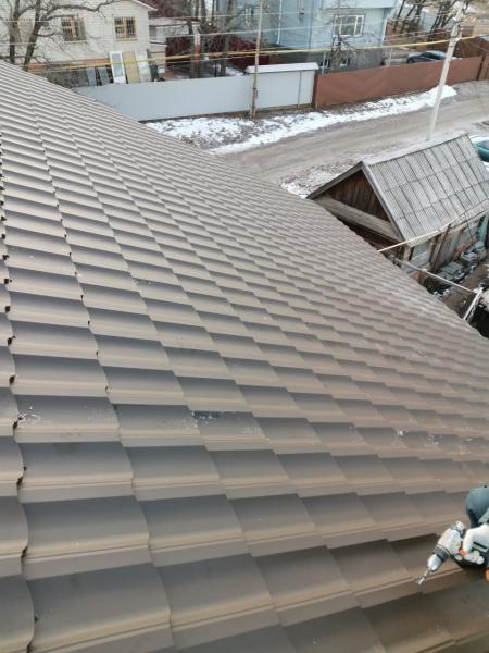 Евгений:  Установка снегозадержателей на крышу