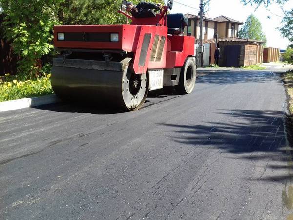 Самвел:  Асфальтирование и ремонт дорог в Видном, Укладка асфальта