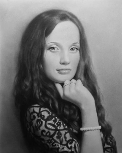 Юлия:  Портрет по фотографии