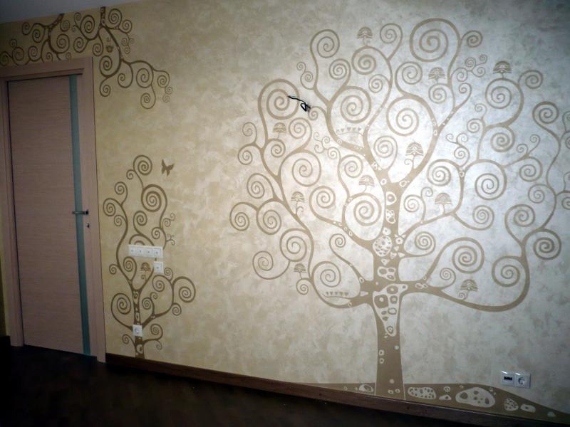 Oksana:  Роспись стен. Барельеф. Дизайн интерьера