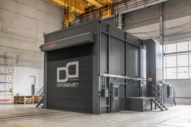 Дробеструйная обитаемая камера