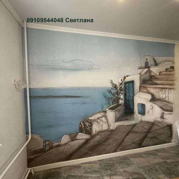 Светлана:  роспись стен интерьер