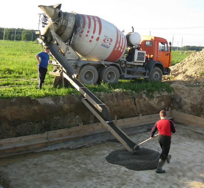 Виталий:  Заливка бетона