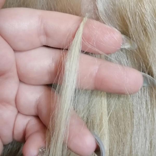 татьяна:  Наращивание волос на кератиновую пудру