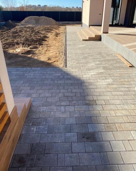 Укладка тротуарной плитки Укладка брусчатки