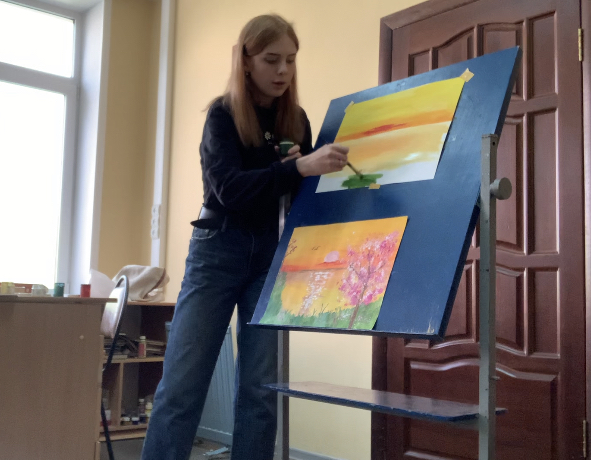 Валерия Давыдова:  Репетитор по рисованию 